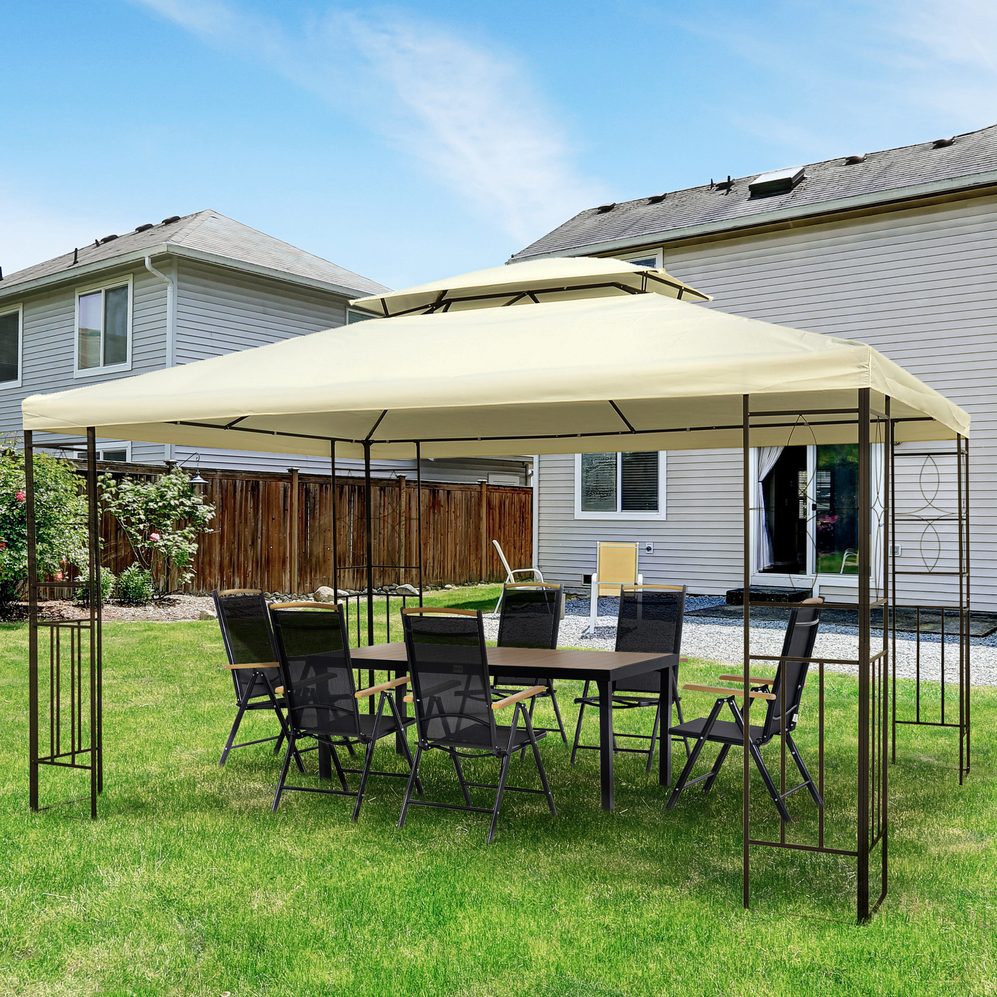 Gazebo sun shelter best sale